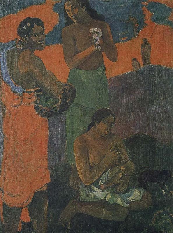 Paul Gauguin Motherly love Sweden oil painting art